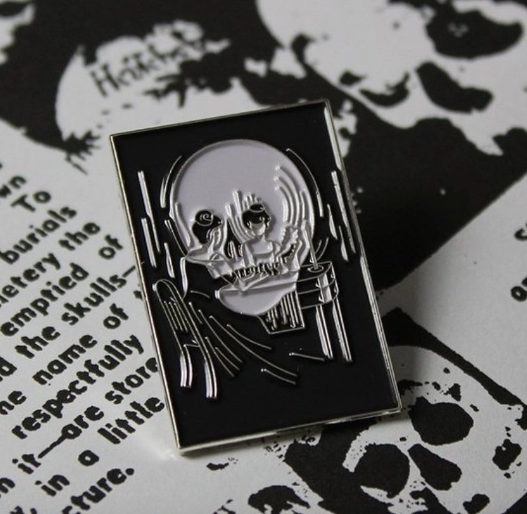 { All Is Vanity } Enamel Pin - Loved To Death