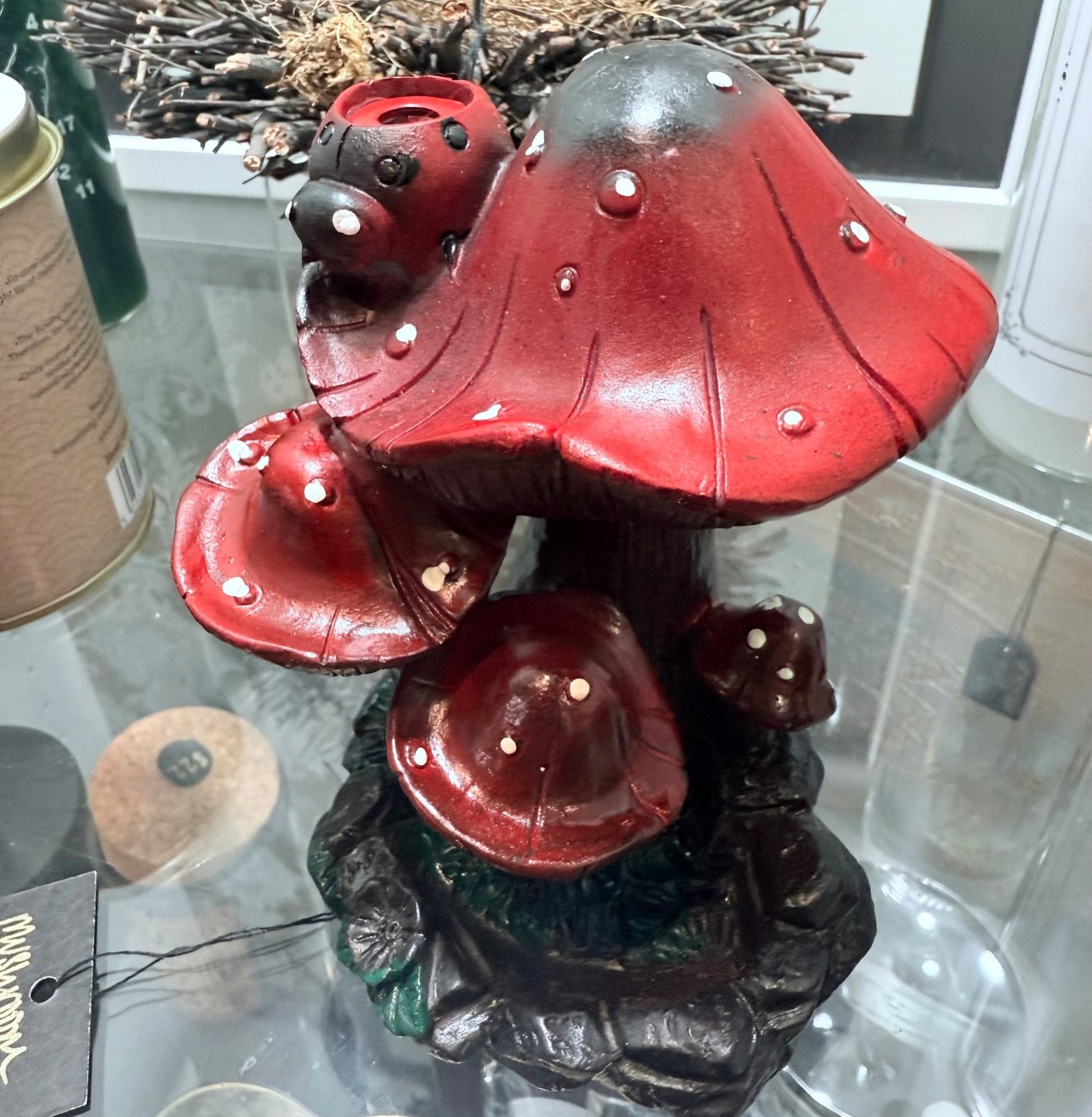 Amanita Mushroom Backflow Incense Burner - Loved To Death