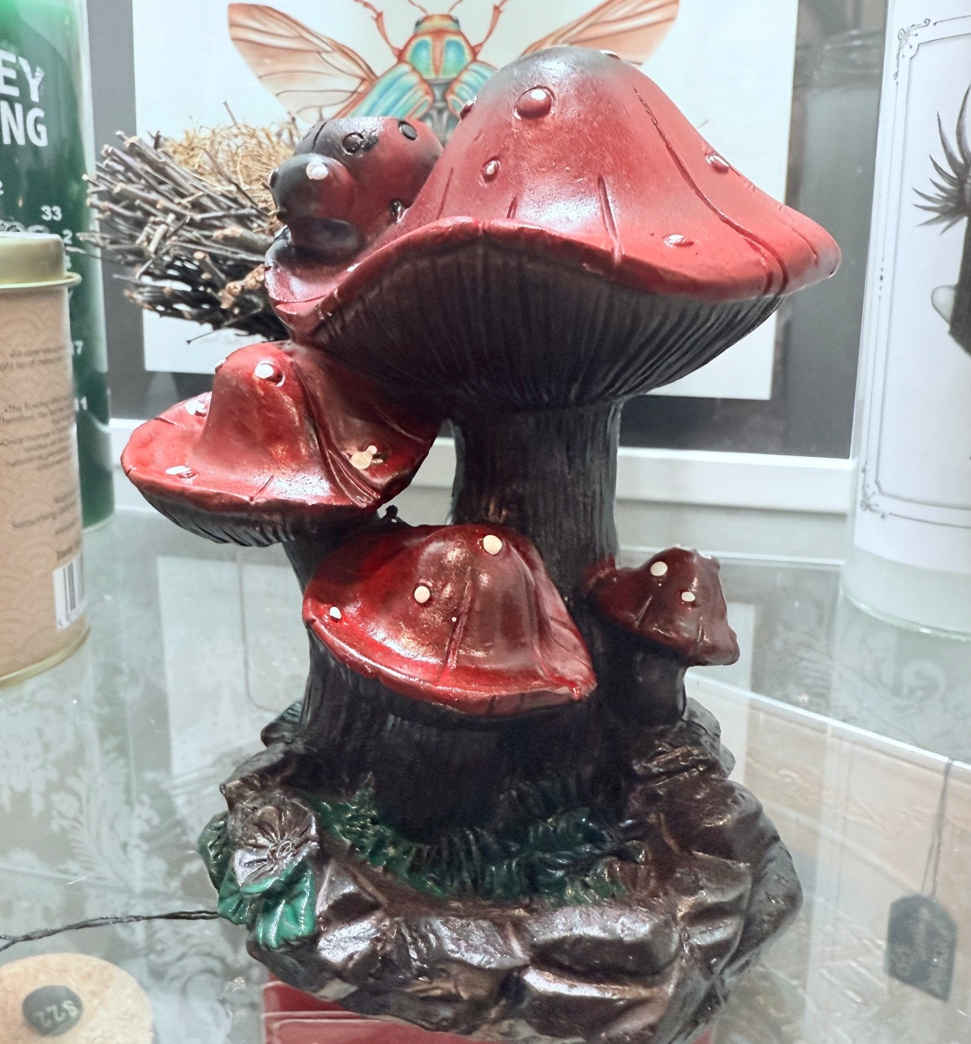 Amanita Mushroom Backflow Incense Burner - Loved To Death