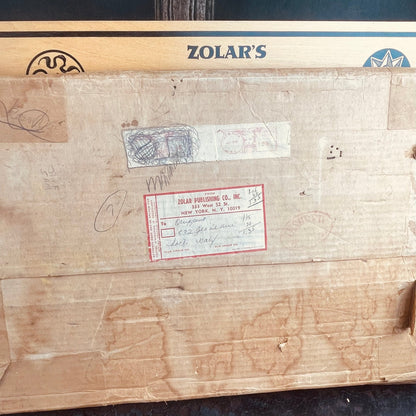 Antique 1965 Zolar Enterprises Genii Board & Original Box - Loved To Death