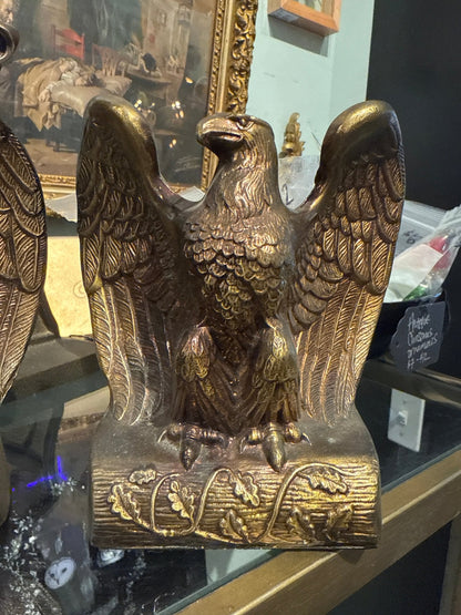 Antique Eagle Bookends - Loved To Death