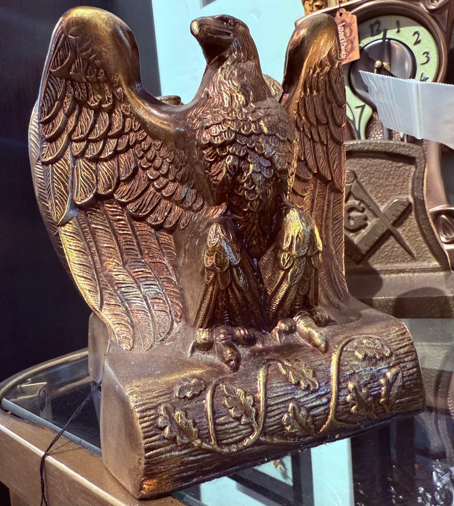 Antique Eagle Bookends - Loved To Death