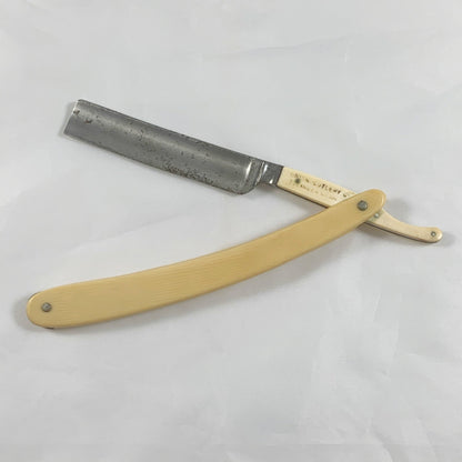 Antique Solingen Celluloid Straight Razor - Loved To Death