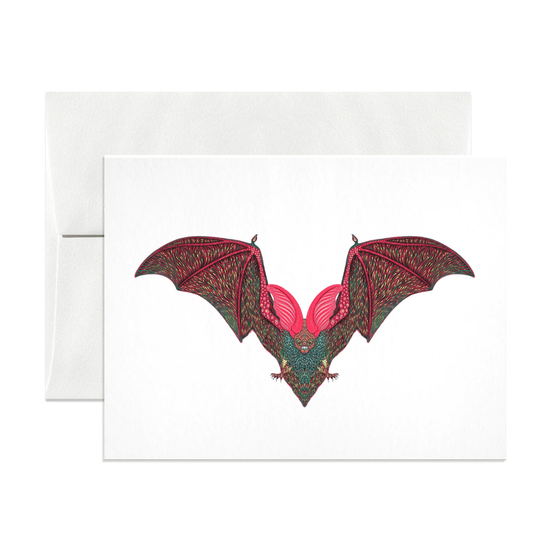 Bat Alebrije Greeting Card - Loved To Death