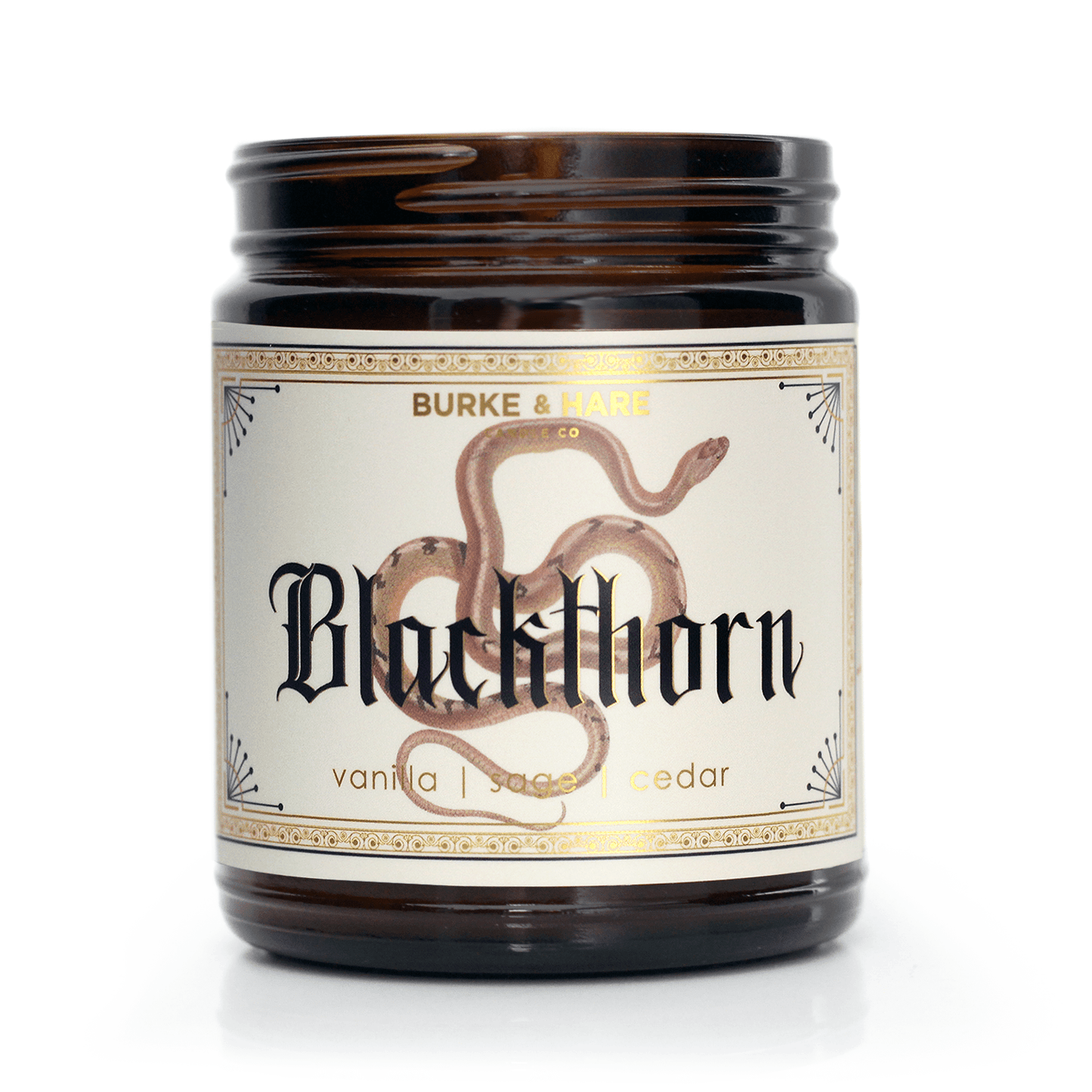 Blackthorn - Vanilla - Witchy - Gothic Scented Candles - Loved To Death