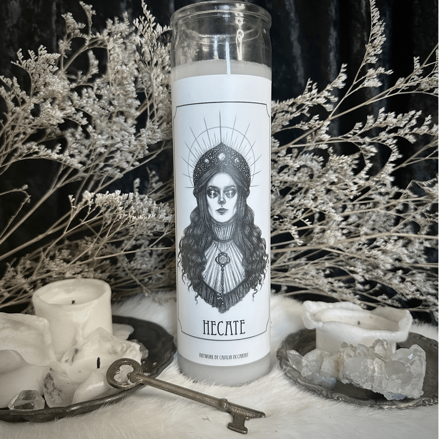 Caitlin McCarthy { Hecate } Altar Candle - Loved To Death