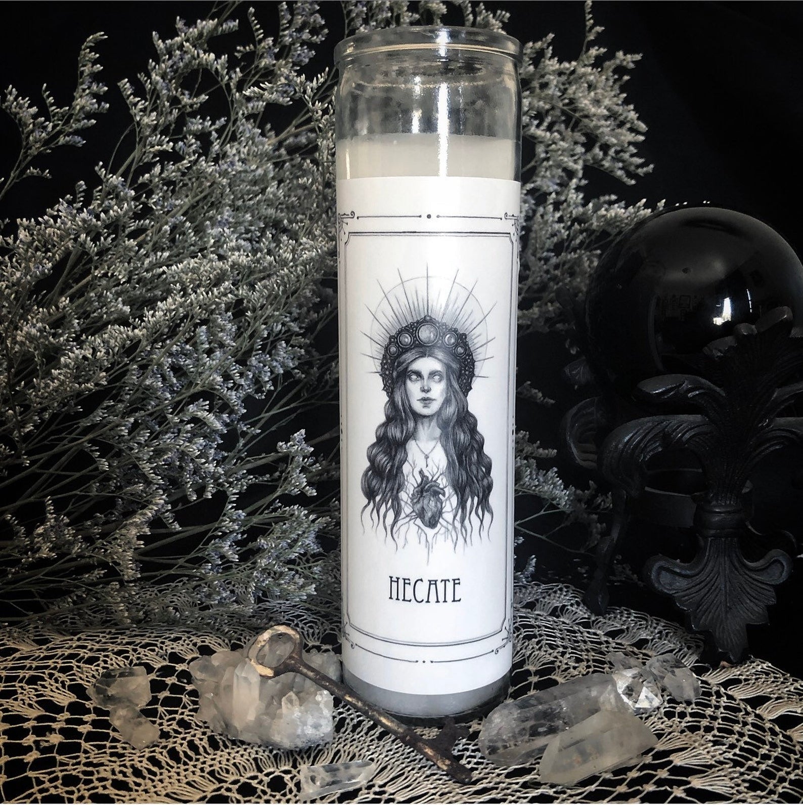 Caitlin McCarthy { Hecate } Altar Candle - Loved To Death