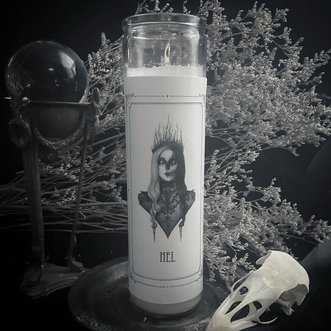 Caitlin McCarthy { Hel } Altar Candle - Loved To Death