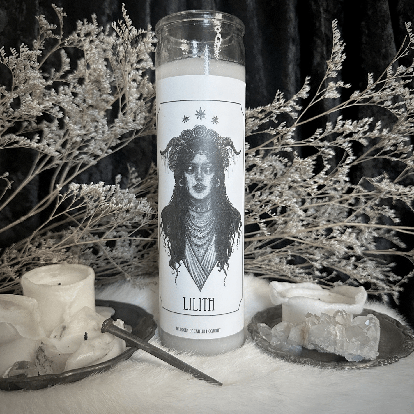 Caitlin McCarthy { Lilith } Altar Candle - Loved To Death