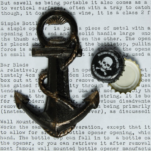 Cast Iron Anchor Bottle Opener - Loved To Death