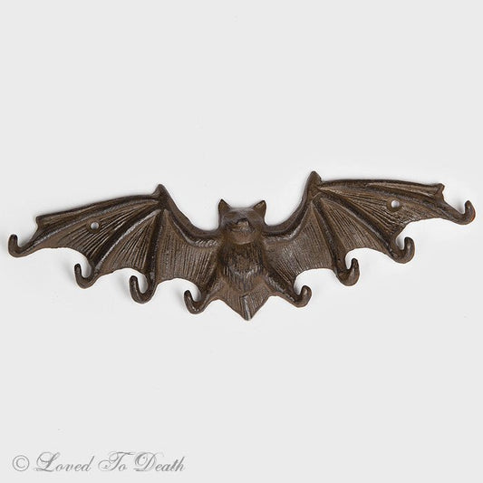 Cast Iron Bat Wall Hook - Loved To Death