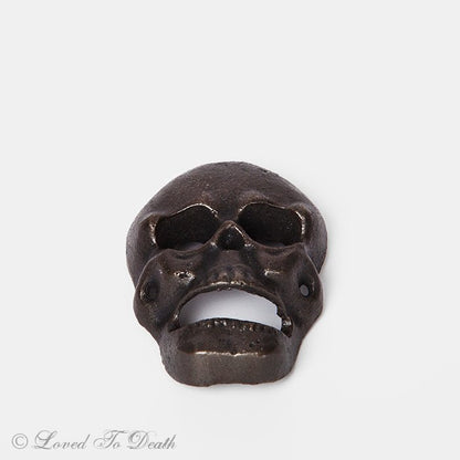 Cast Iron Skull Bottle Opener - Loved To Death