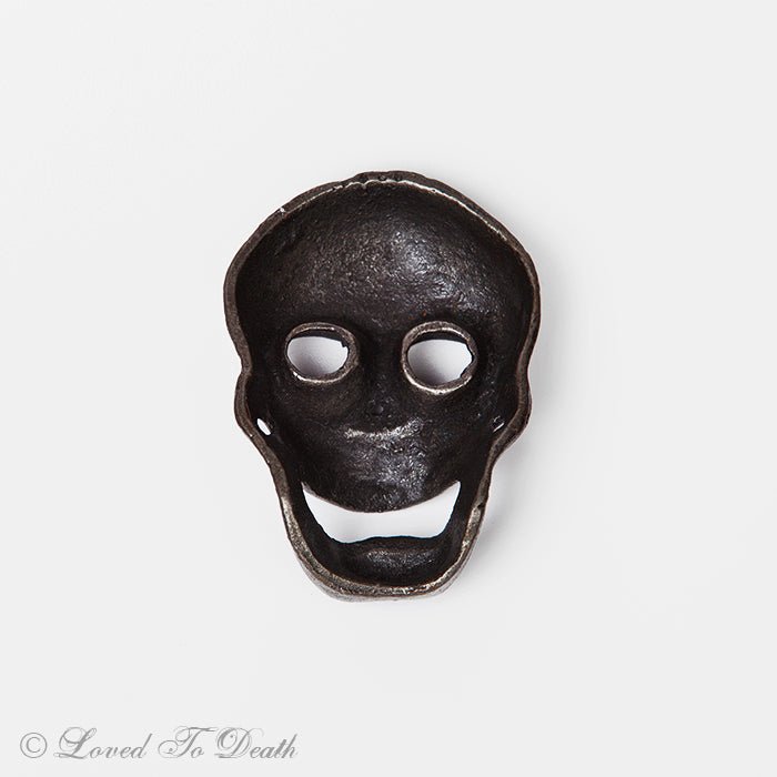 Cast Iron Skull Bottle Opener - Loved To Death