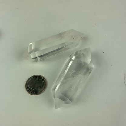 Clear Quartz Double Terminated Point - Loved To Death