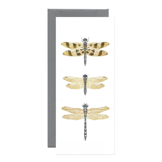 Dragonflies Foil Greeting Card - Loved To Death