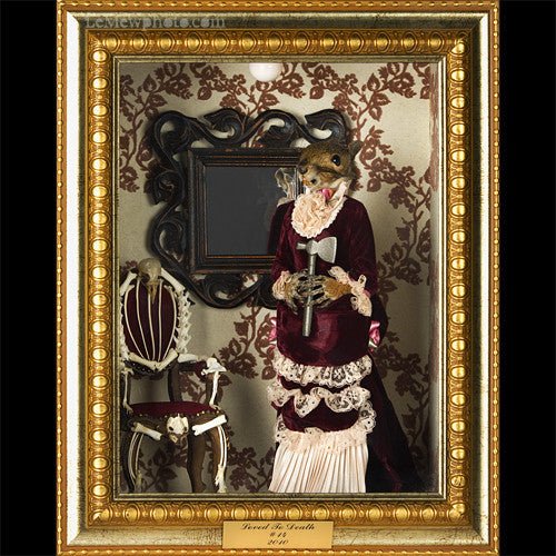 Edie Borden Taxidermy Diorama Shadowbox *SOLD* - Loved To Death