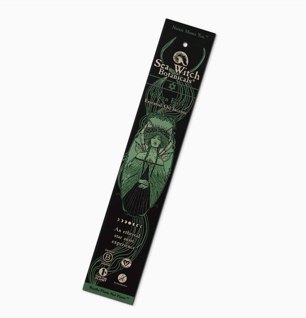 Green Fairy Natural Incense Sticks - Loved To Death