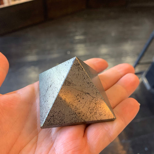 Hematite Crystal Pyramid - Loved To Death