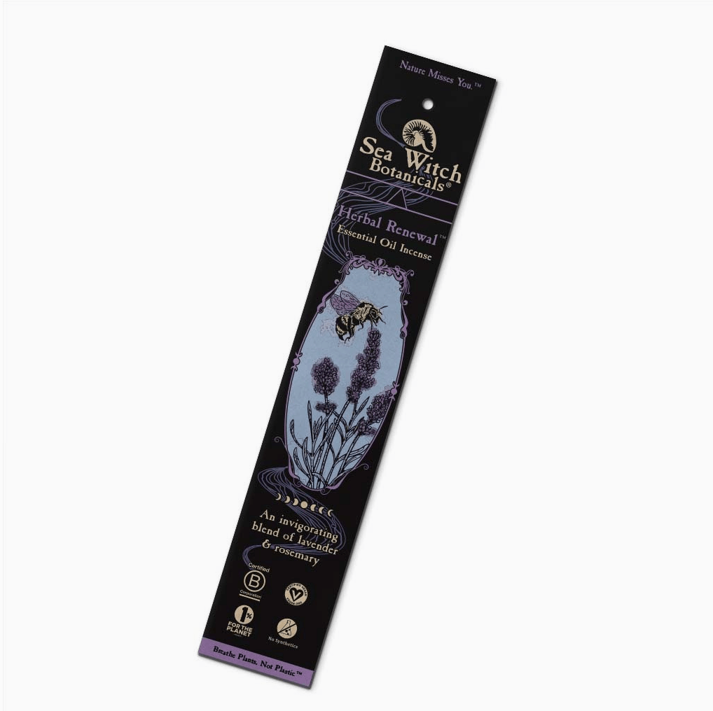 Herbal Renewal Natural Incense Sticks - Loved To Death