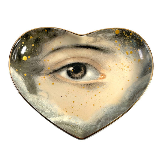 Lovers Eye Ceramic Heart Dish - Loved To Death