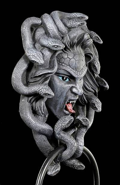 Medusa Head Door Knocker - Loved To Death