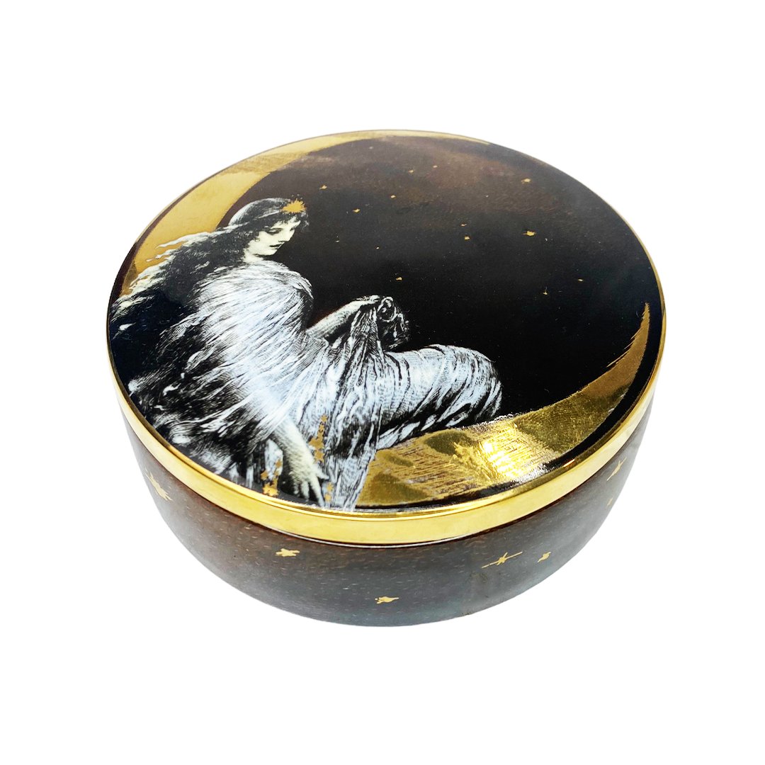 Moon Angel Ceramic Trinket Box - Loved To Death