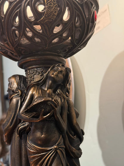 Mother, Maiden, Crone Globe Lamp - Loved To Death