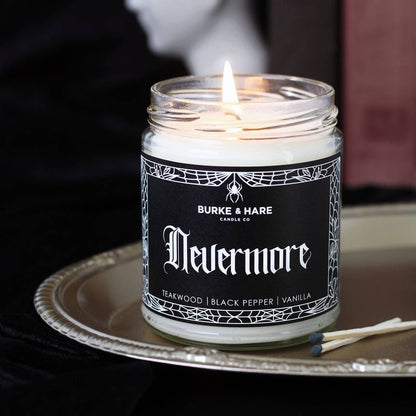 Nevermore - Dark Academia - Gothic Scented Candles - Loved To Death