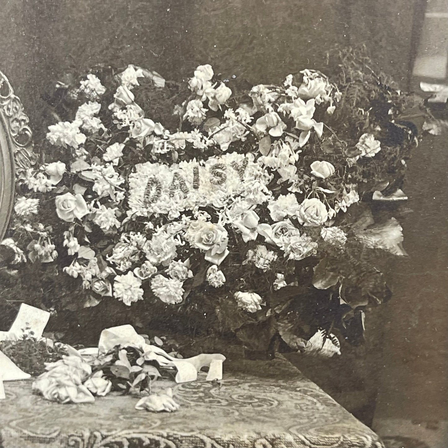 Original Victorian Mourning Photograph Daisy - Loved To Death