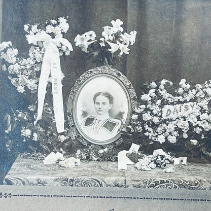 Original Victorian Mourning Photograph Daisy - Loved To Death