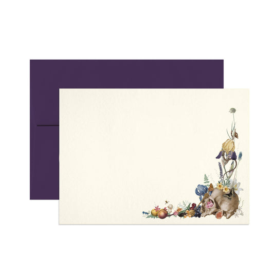 Purple Vanitas Notecard Set - Loved To Death