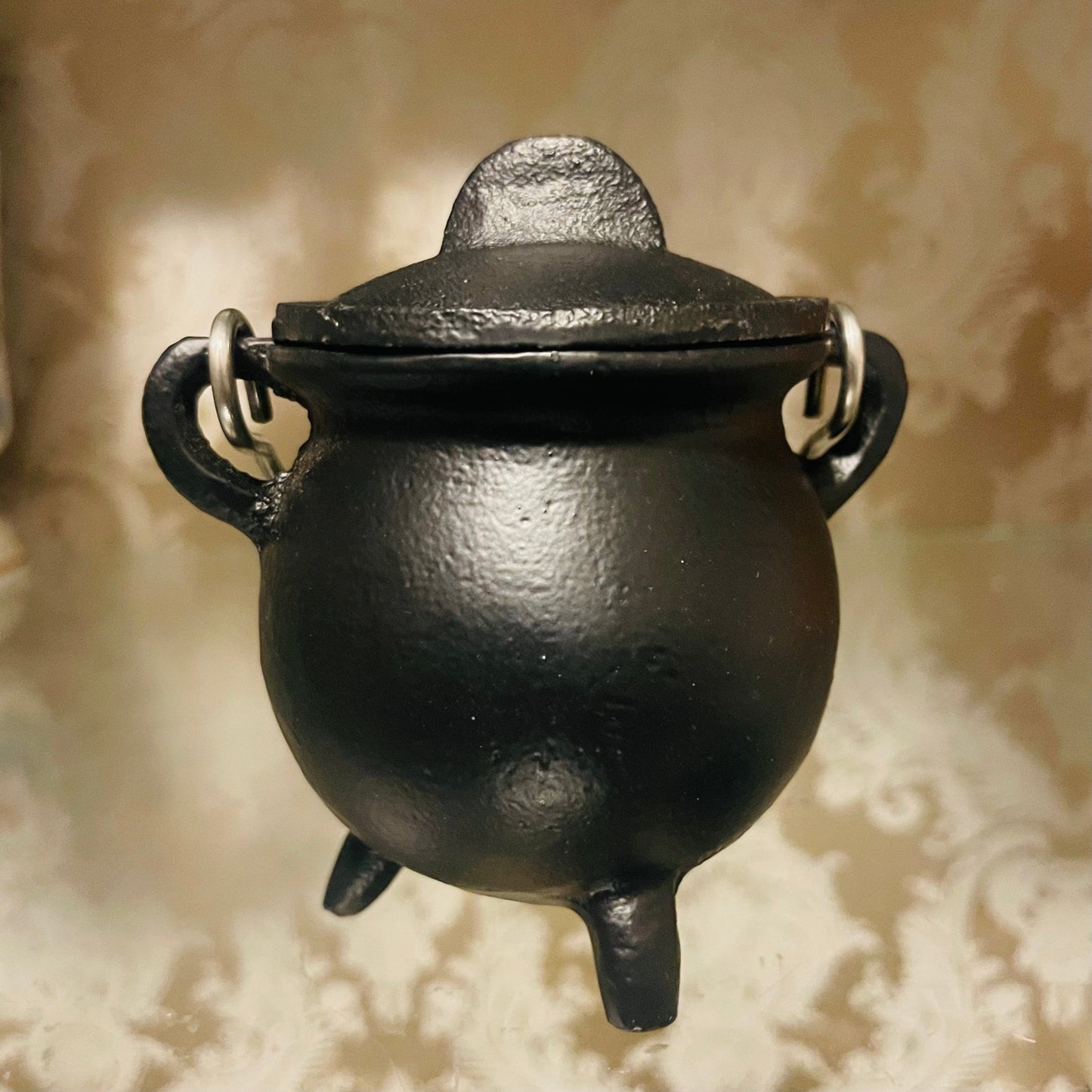 Small Black Cast Iron Cauldron 3" - Loved To Death