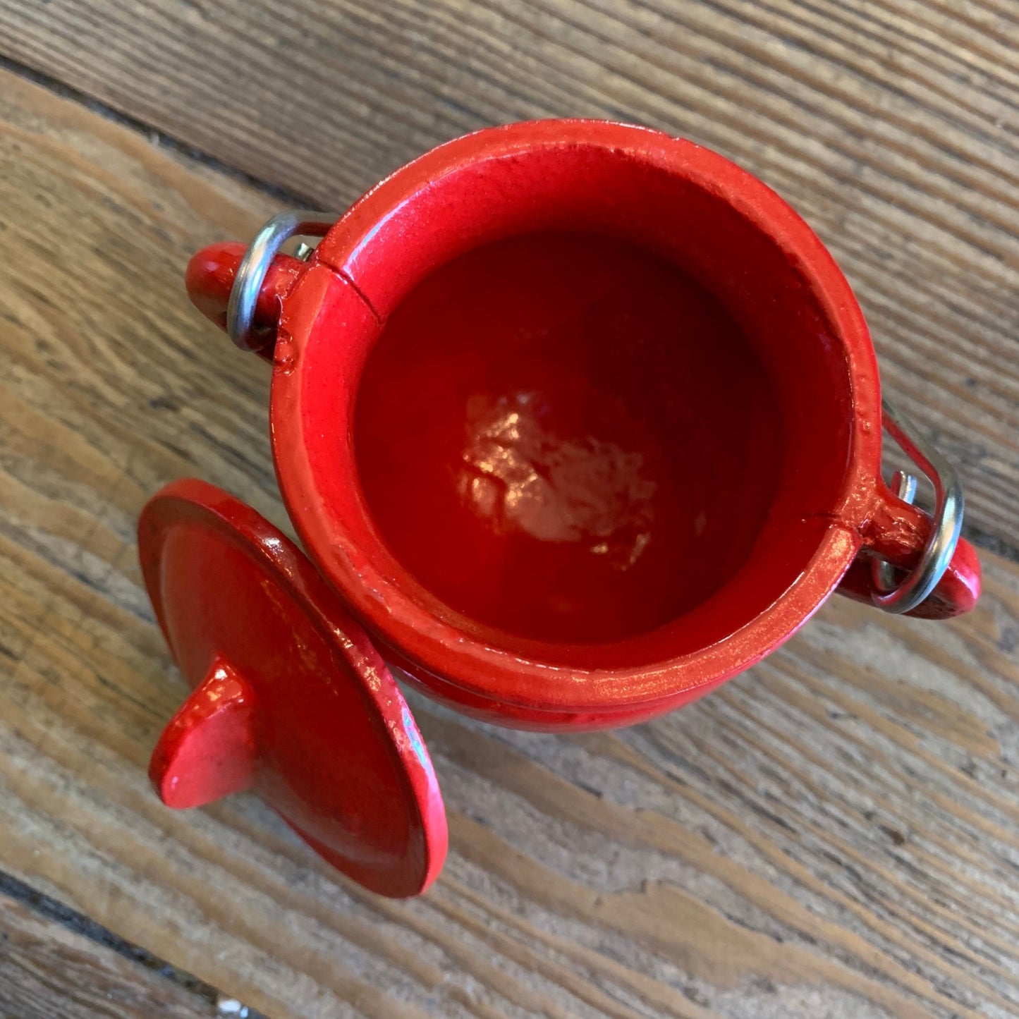 Small Red Cast Iron Cauldron 3" - Loved To Death