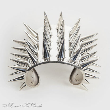 Spiked Cuff Sterling Silver - Loved To Death