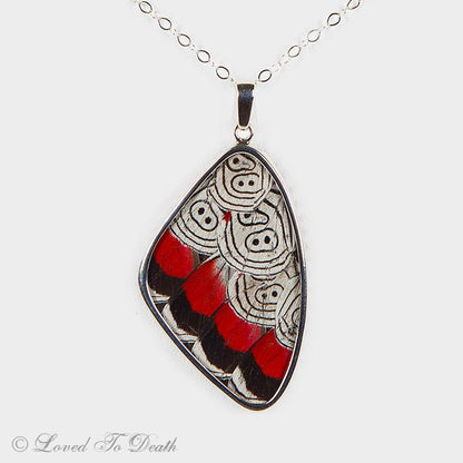 Sterling "88" Butterfly Wing Necklace - Loved To Death