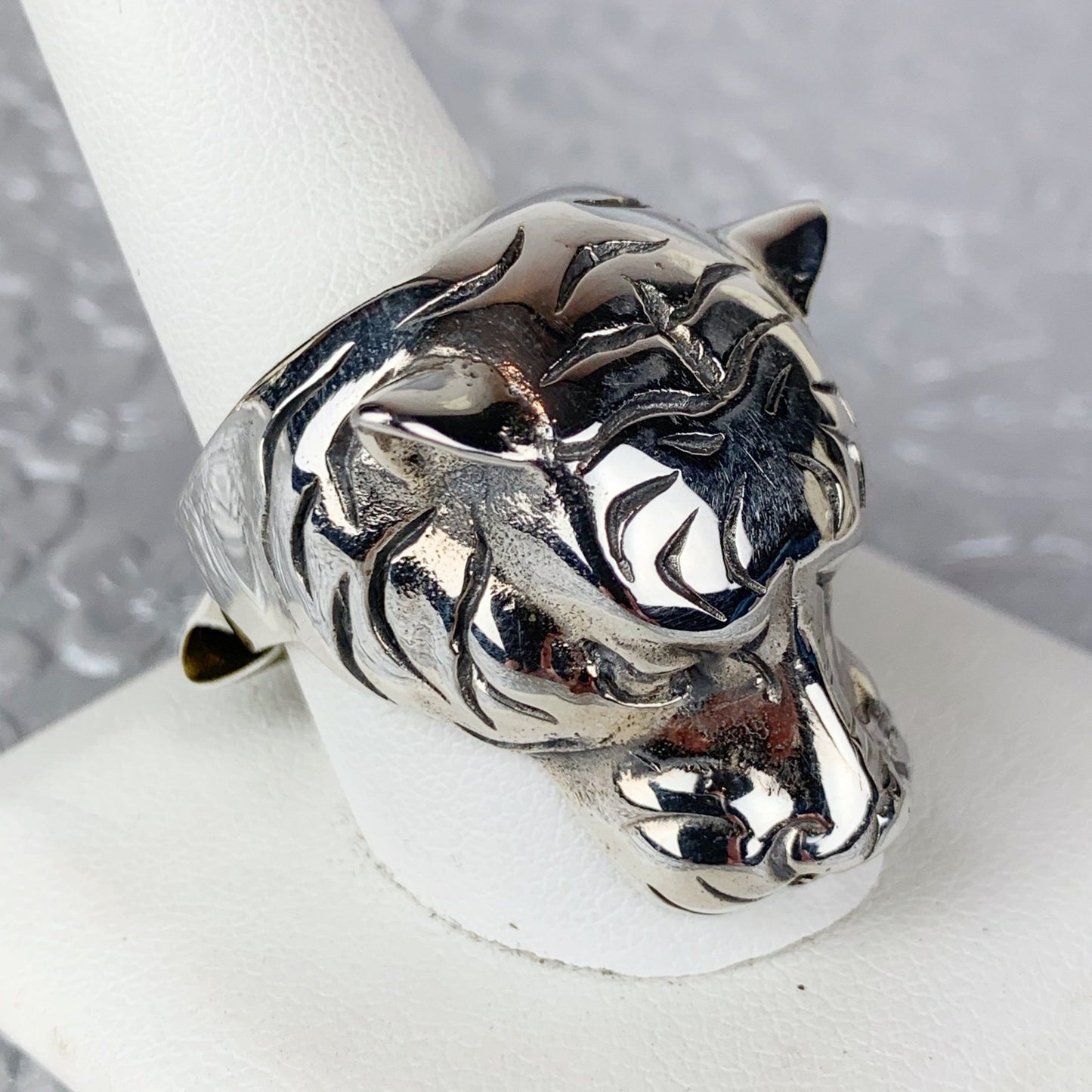 Sterling Tiger Ring - Loved To Death