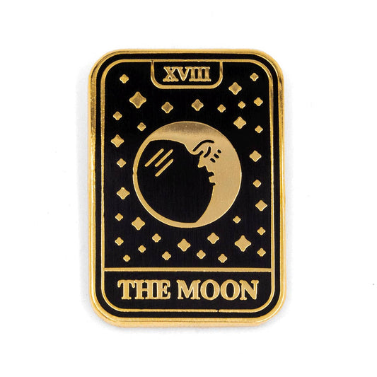 The Moon Tarot Enamel Pin - Loved To Death