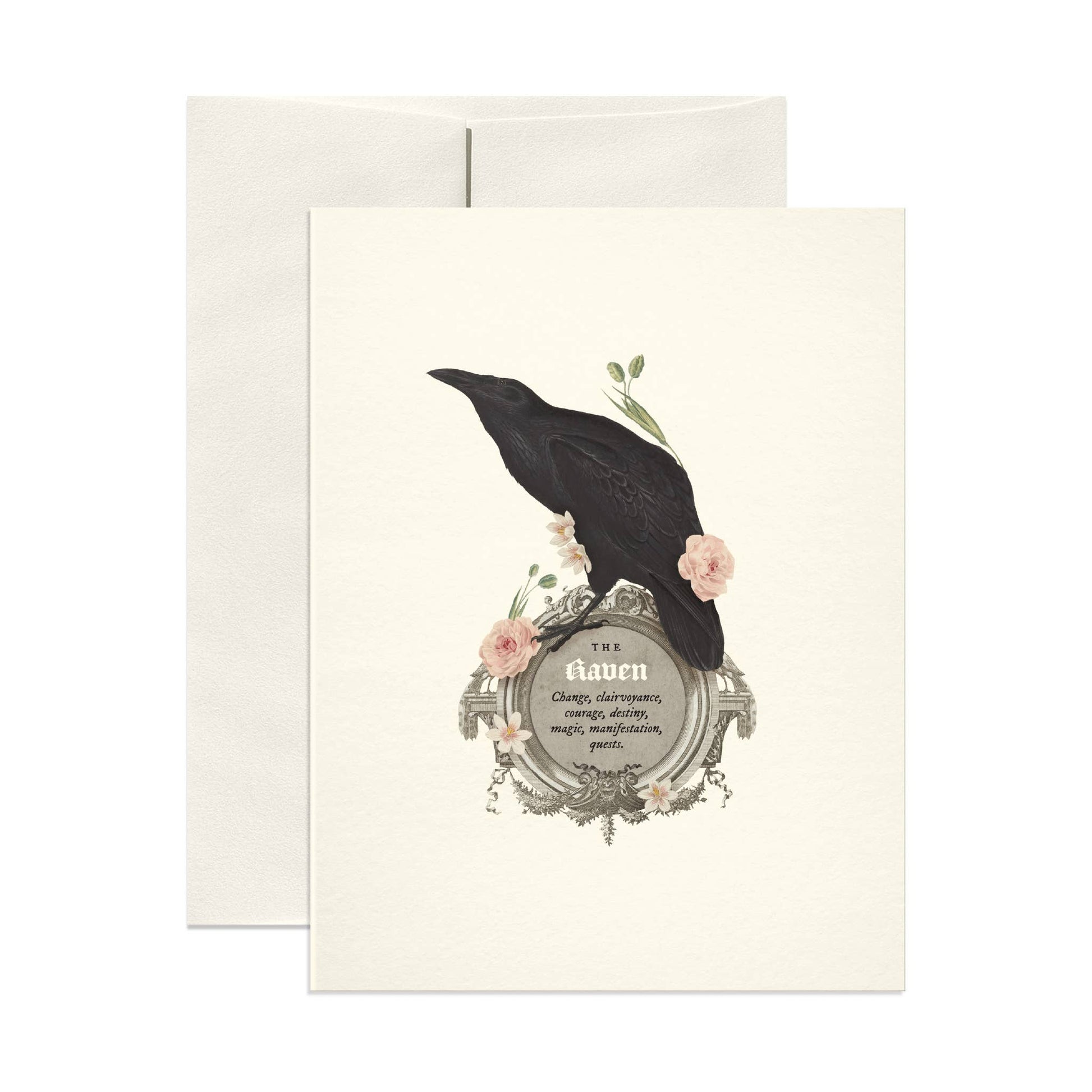 The Raven Symbolism Card - Loved To Death