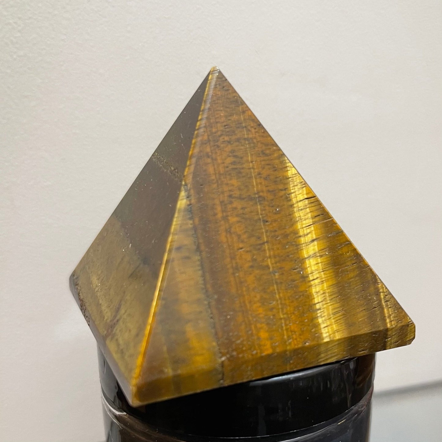 Tigers Eye Crystal Pyramid - Loved To Death