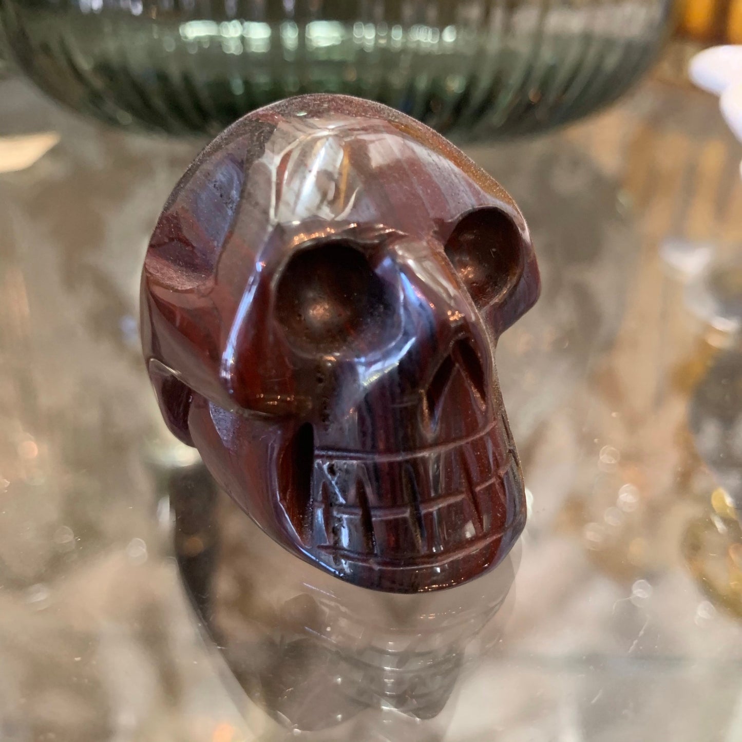 Tiger’s Iron Carved Skull 2" - Loved To Death