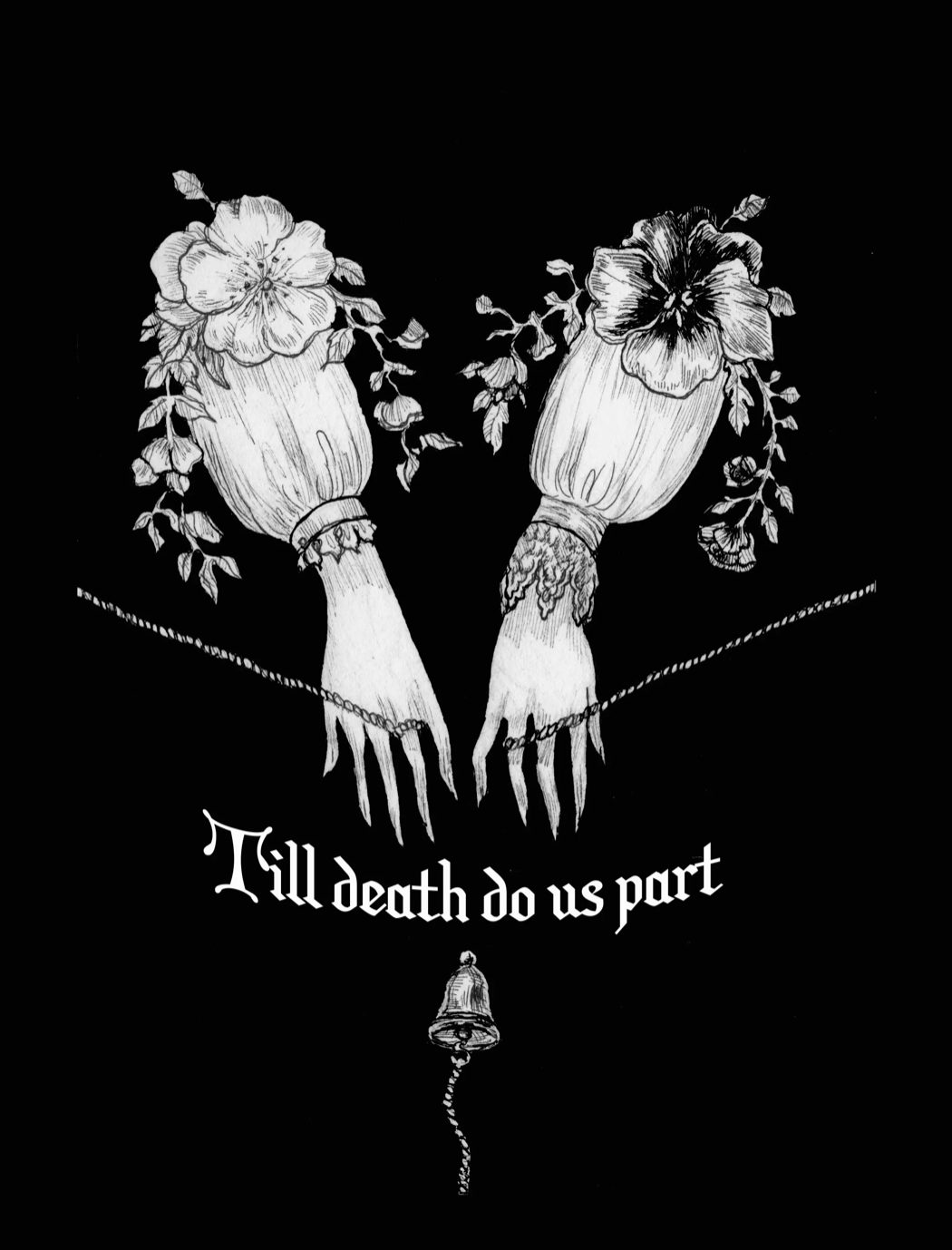 { Til Death Do Us Part } Mary Syring Art Print Two Sizes - Loved To Death