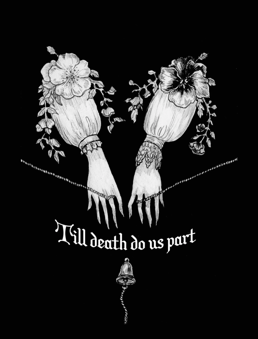 { Til Death Do Us Part } Mary Syring Art Print Two Sizes - Loved To Death