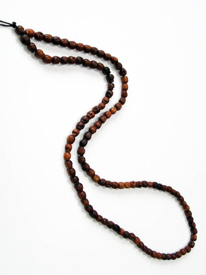 Tiny Wood Skull Mala - Loved To Death