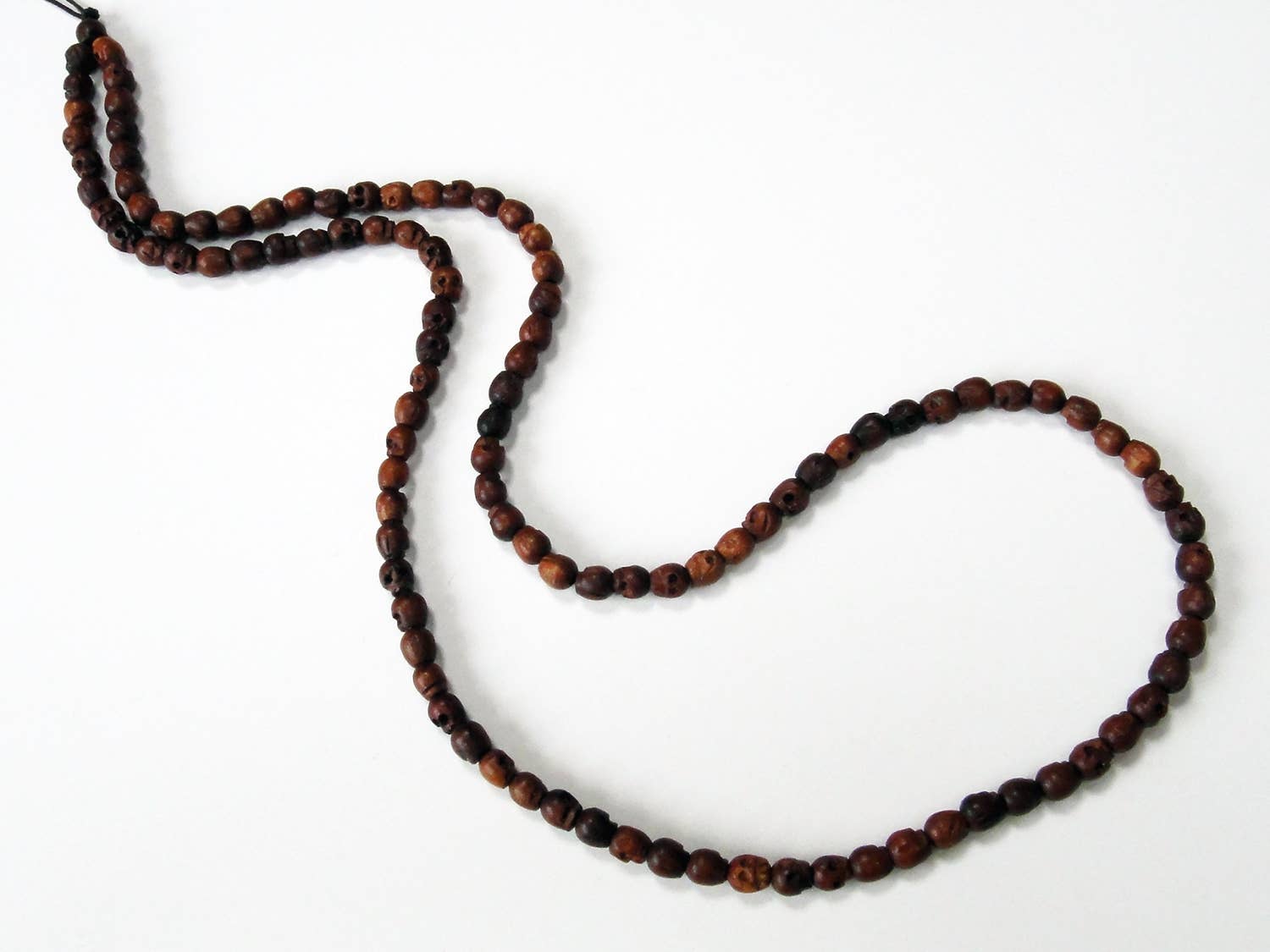 Tiny Wood Skull Mala - Loved To Death