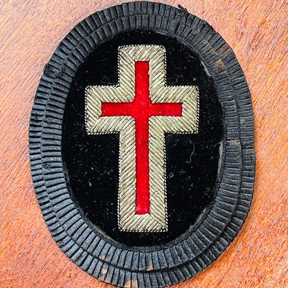 Victorian Knights of Templar Silver Bullion Appliqué #2 - Loved To Death