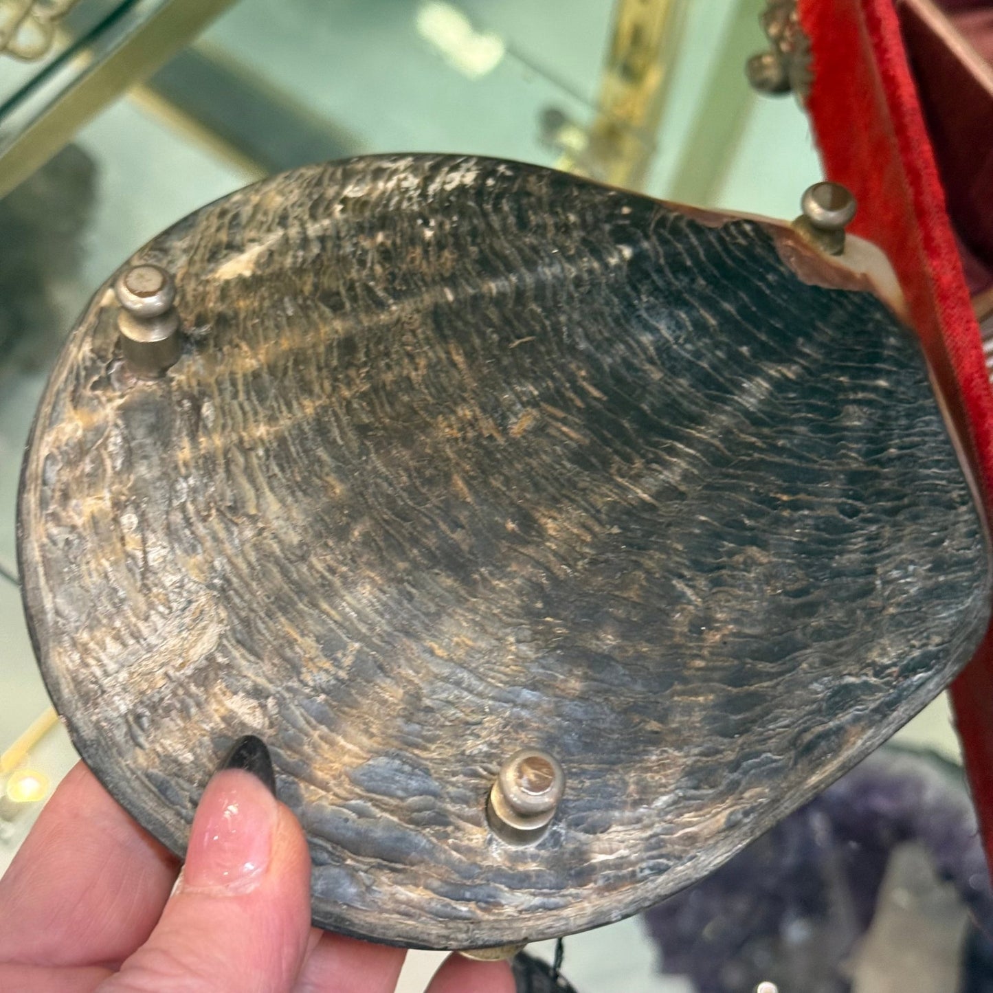 Victorian MOP Shell Ashtray - Loved To Death