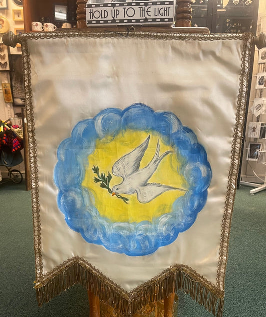 Victorian Oddfellows Dove Banner - Loved To Death