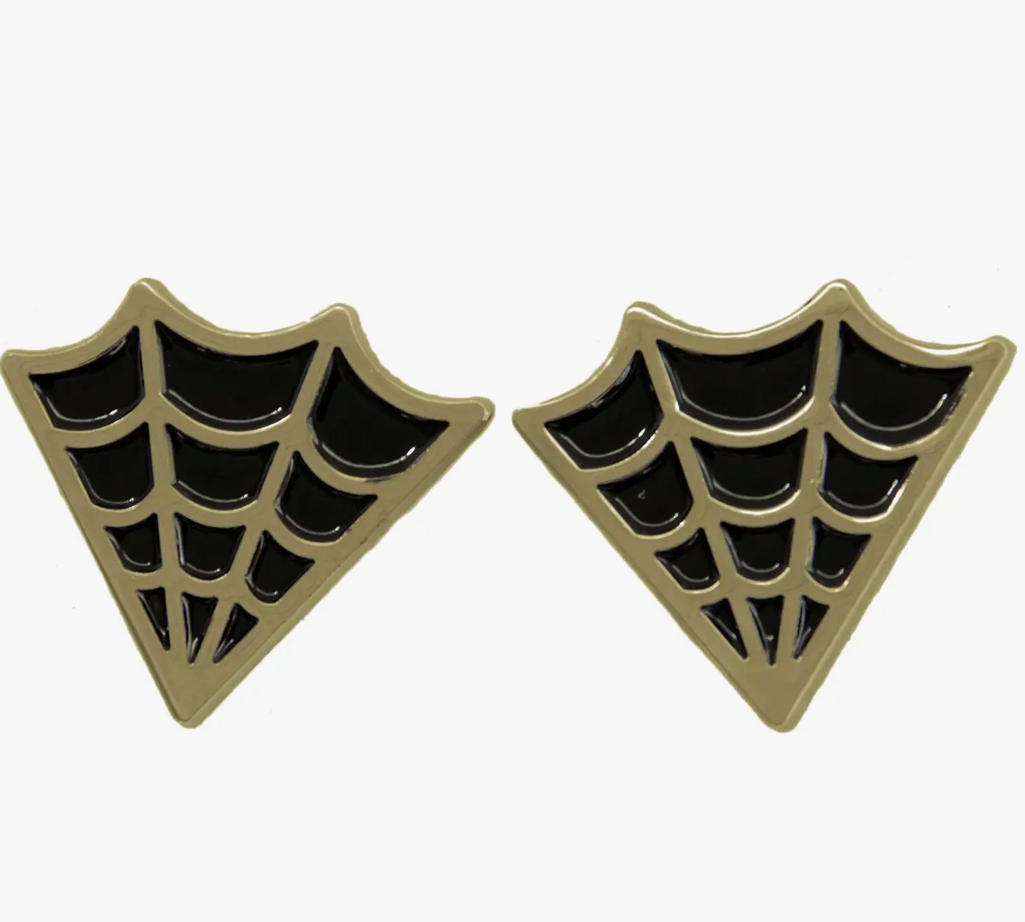 Web Collar Enamel Pin Set - Loved To Death