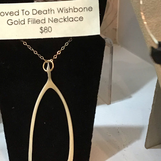 Wishbone necklace - Loved To Death